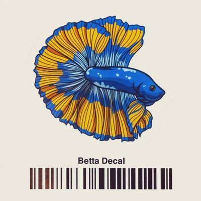 Aquarium Co-Op Betta Sticker