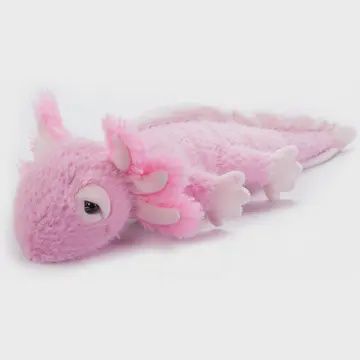 Fuzzlez Pink Axolotl Stuffed Animal