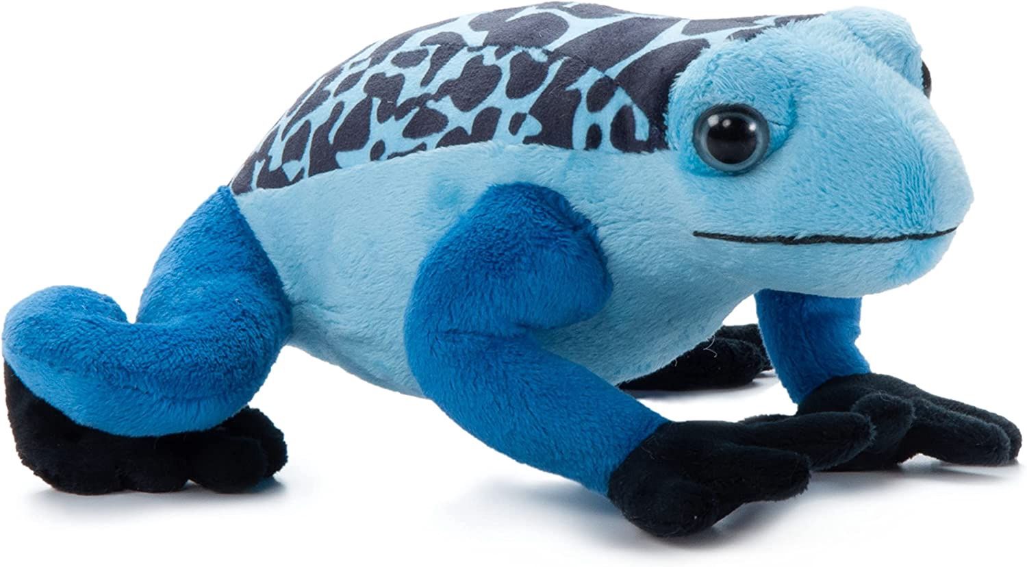 Petting Zoo Dart Frog Blue Stuffed Animal