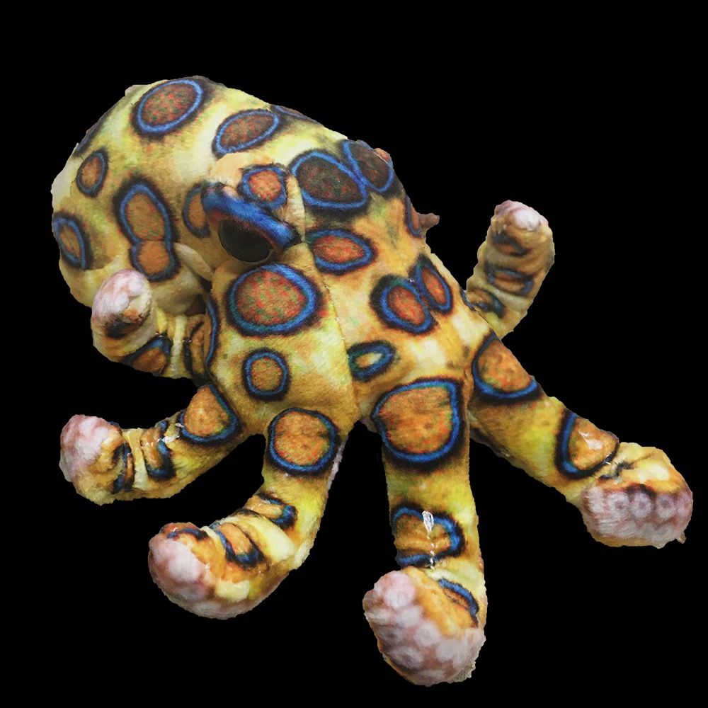 TTD Blue Ring Octopus Stuffed Animal