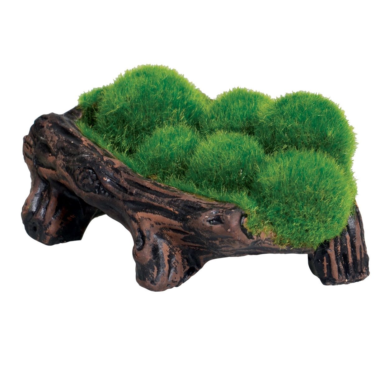 Underwater Treasures Mossy Log Cave w/Airstone