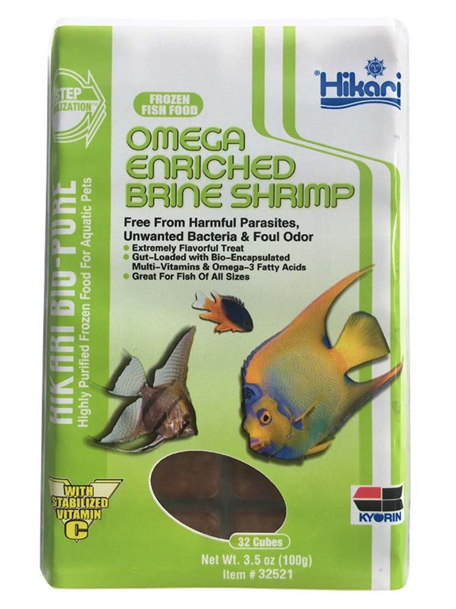 Hikari Omega Brine Shrimp Frozen Cube 3.5oz