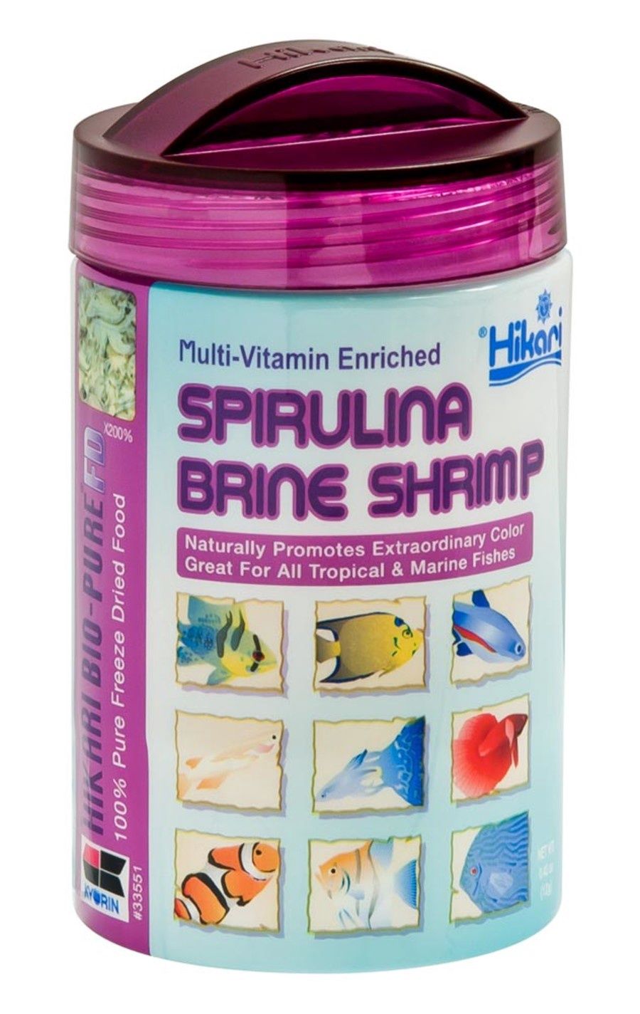 Hikari FD Spirulina Brine 12g