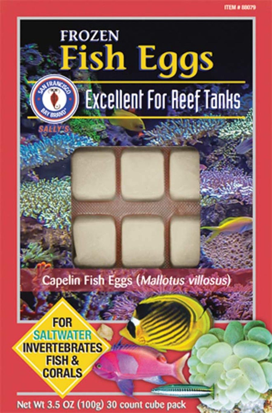 San Fran Frozen Fish Eggs Cube 3.5oz