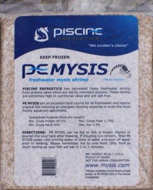 PE Frozen Mysis Shrimp Flat 40oz