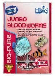 Hikari Frozen Jumbo Bloodworm Cube 3.5oz