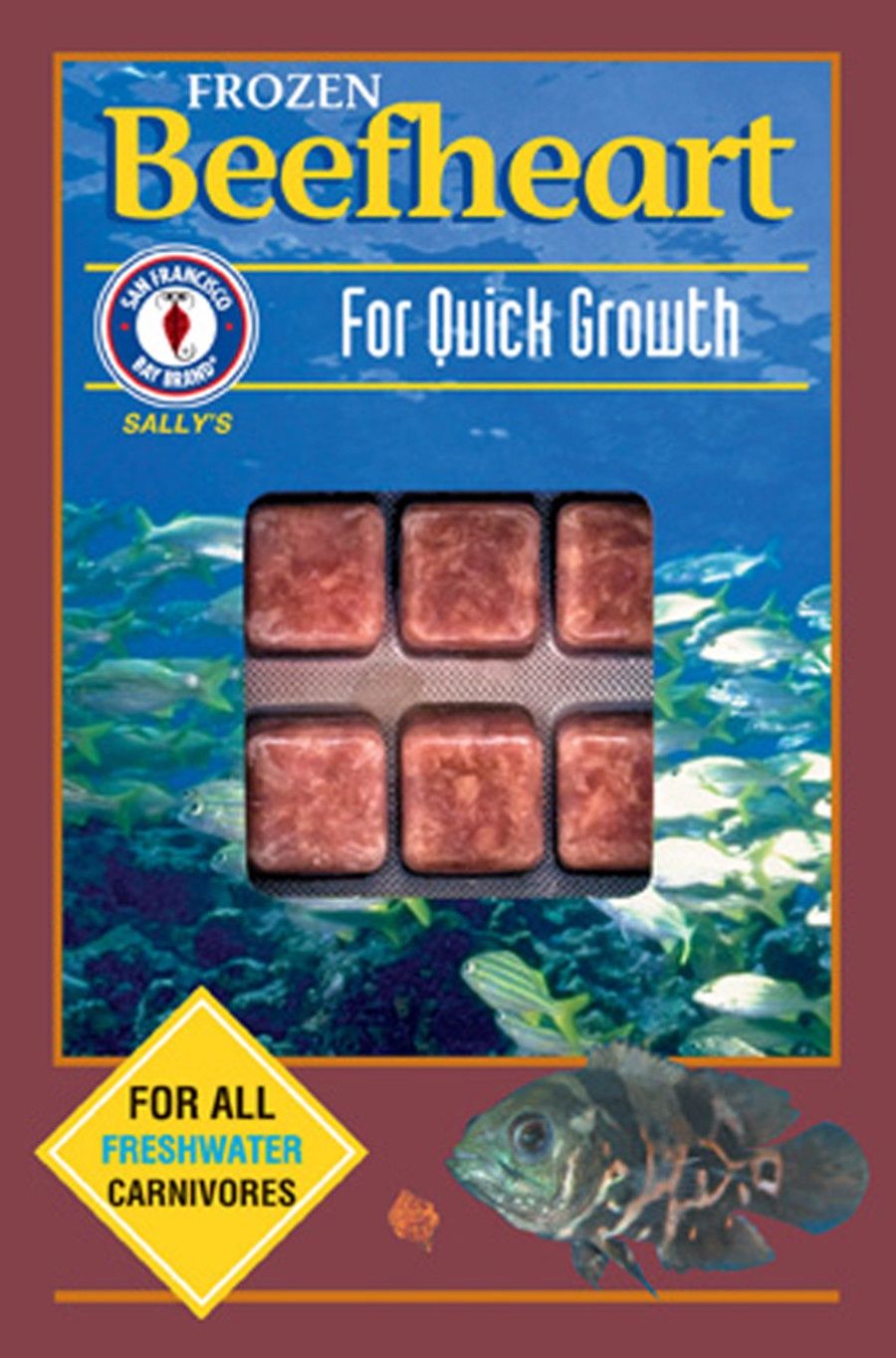 San Fran Frozen Beefheart Cube 3.5oz