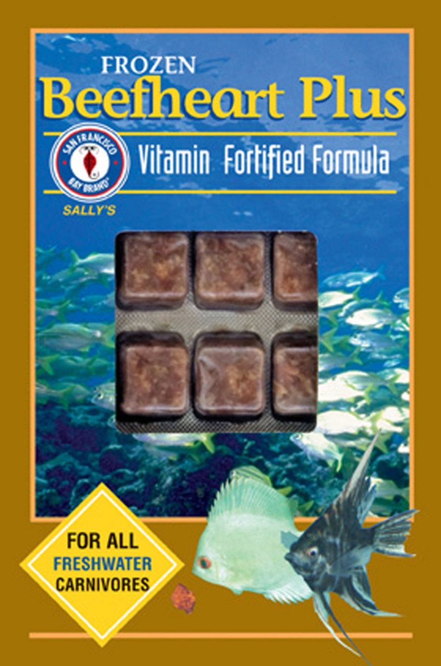 San Fran Frozen Beefheart Plus Cube 3.5oz