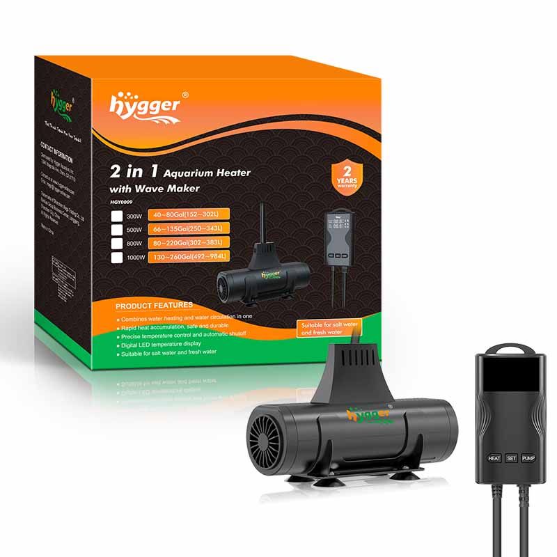 Hygger Water Circulating Aquarium Heater, HGY0009, Size: 800W