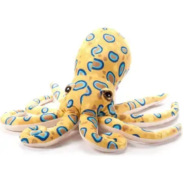 Petting Zoo Blue Ring Octopus Stuffed Animal