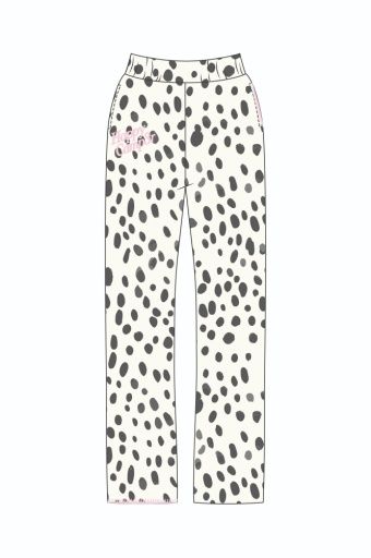 DALMATIAN DARLING SWEATPANTS, Size: XS