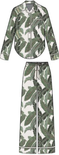 Livy &amp; Connie Pajama Set by Beach Riot, Size: XS