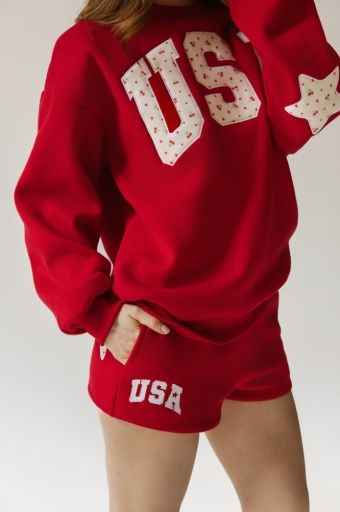 RED USA CORE SHORTS