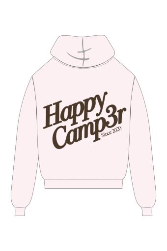 PUFF SERIES HOODIE LIGHT PINK, Size: XS