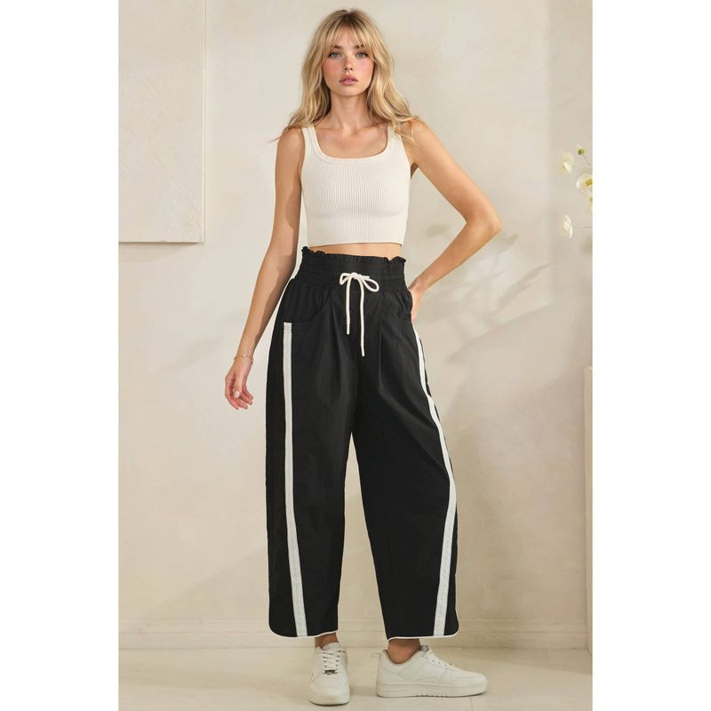 Track Pants with Stripe Details
