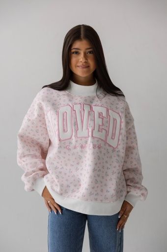 FOREVER LOVED MOCKNECK SWEATSHIRT