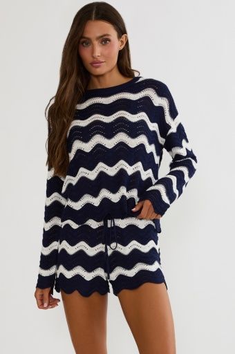 Balboa Beach Sweater Blue