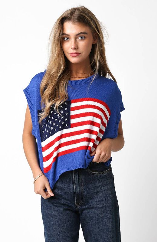 Americana Sweater Vest