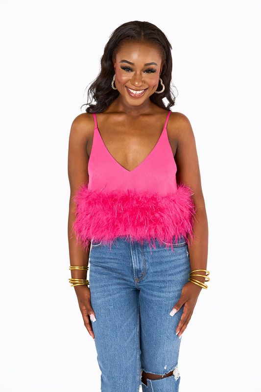 Reno Fuchsia Feather Tank