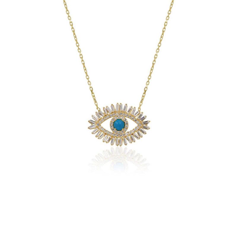 BAGUETTE EYE PENDANT