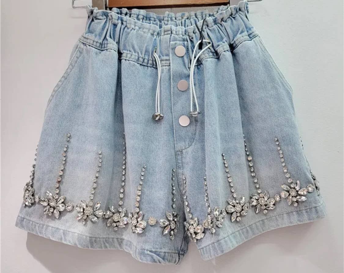 Rhinestone Shorts