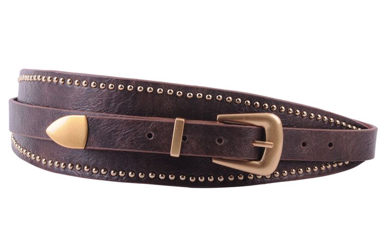 Studded Suede Western Belt | Bold Everyday Accessory