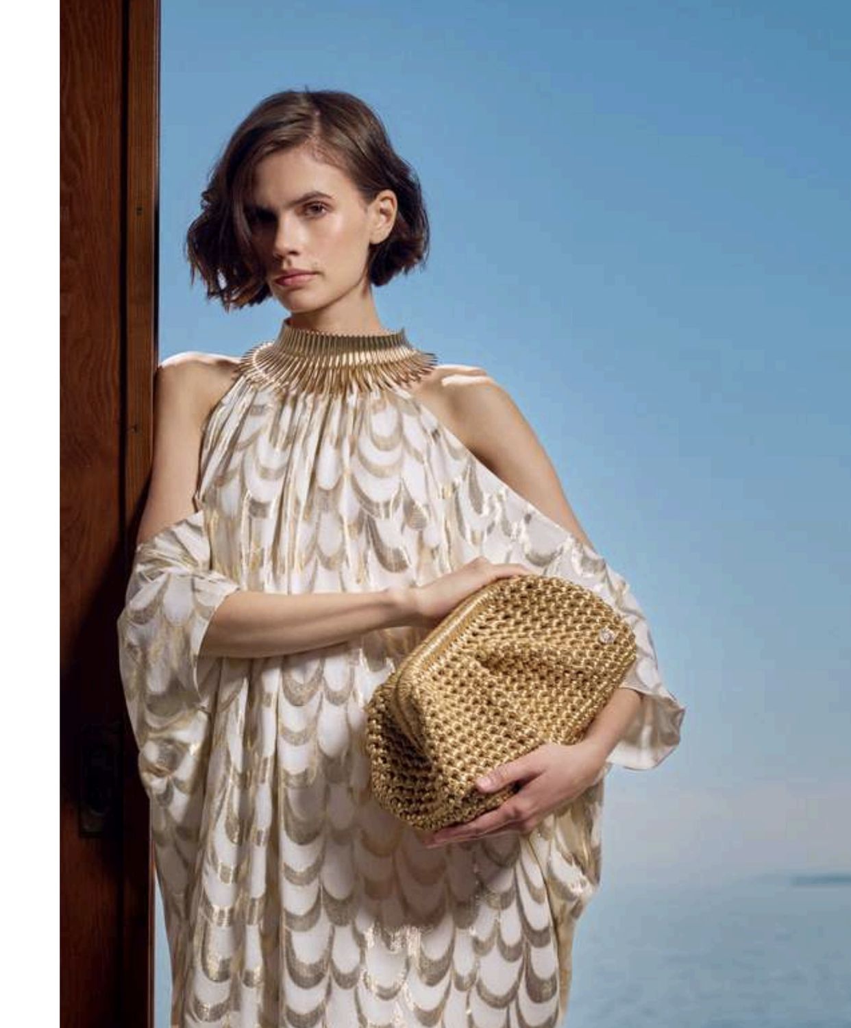 MICRO BASILICA CROCHET SHOULDER BAG
