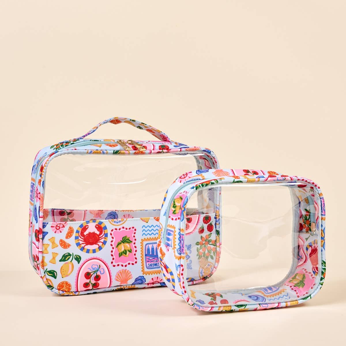 Clearly Chic Cosmetic Bag Set–Ciao Bella