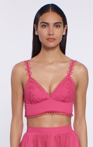 JASMINE TOP, Colour: PINK PASSION, Size: XS
