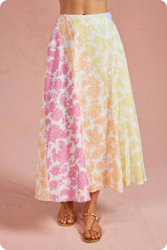 Botanical Garden Midi Skirt