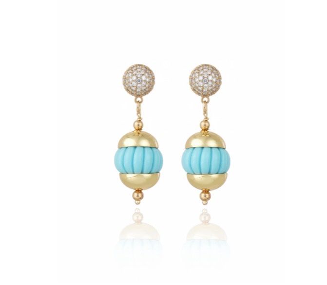 Portinari Earrings Turquoise