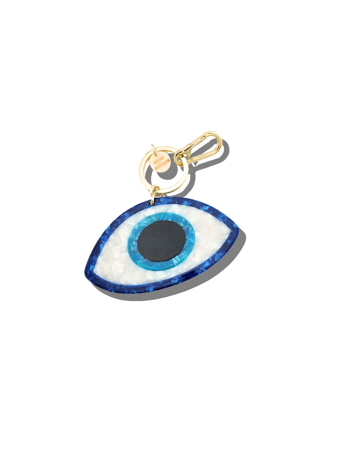 Hand-painted Evil Eye Bag Charm &amp; Keychain | Eco-Friendly
