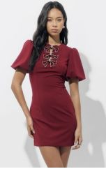 Wren Rhinestone Mini Dress