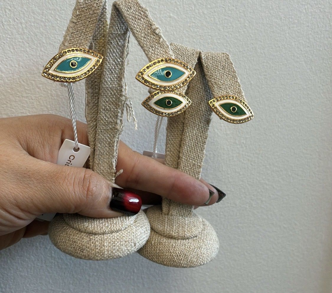 Evil Eye Earring Studs