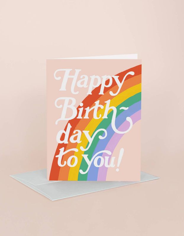 Birthday Greeting Card | Big Rainbow