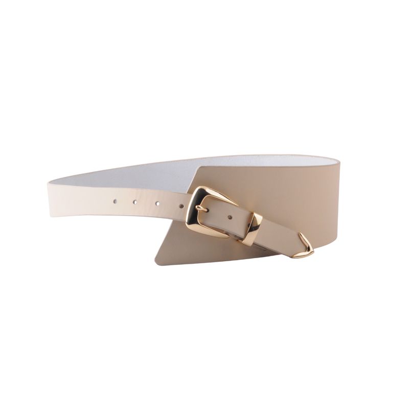 Asymmetrical Waist Cinching Belt