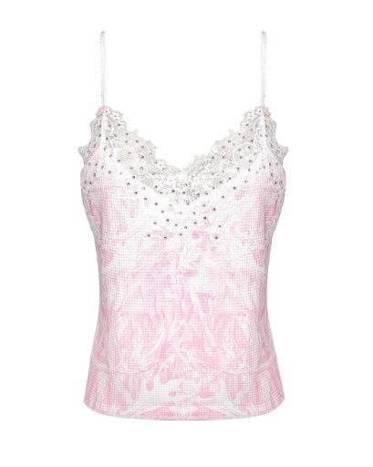 PINK MANHUNT LACIE TANK, Size: XS/S
