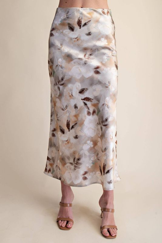 Floral Midi Skirt