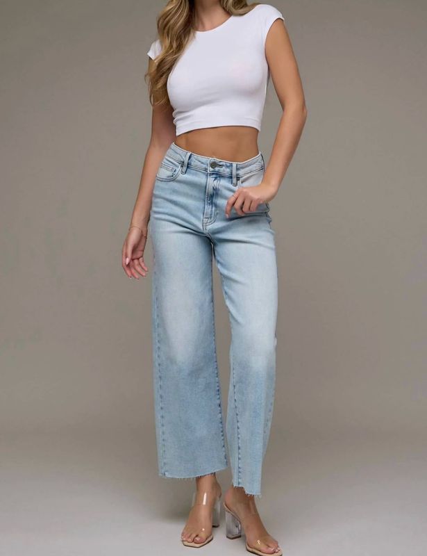 Hidden - Clean Stretch Wide Leg Jeans