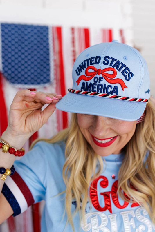 USA Rope Bow Hat