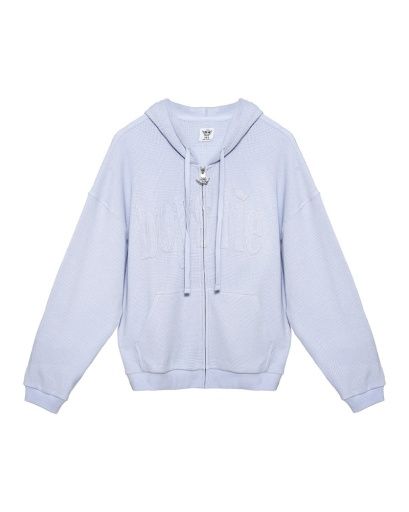 LILAC BABY THERMAL HARLEY ZIP-UP, Size: XS/S