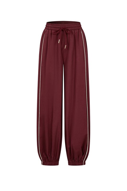 Balloon pants with Piping Detail