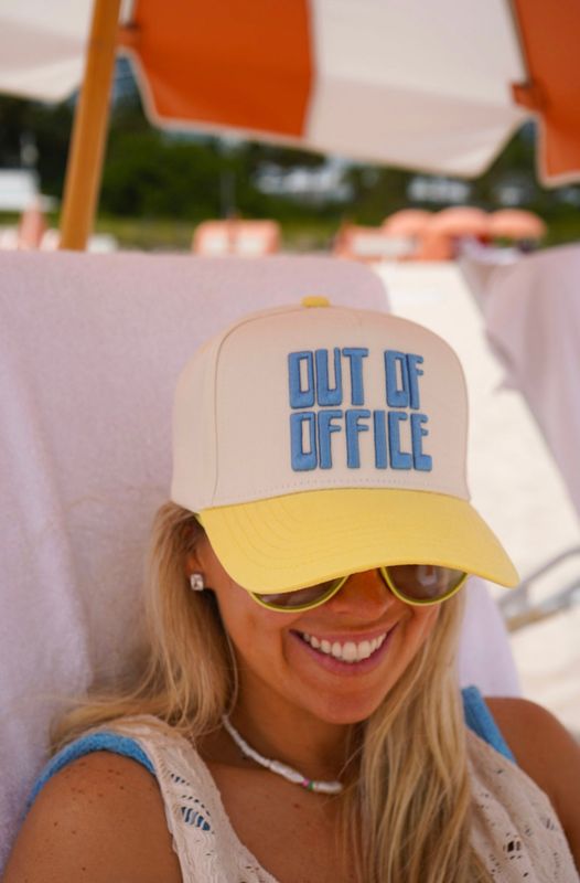 Out of Office - Butter Yellow Trucker Hat