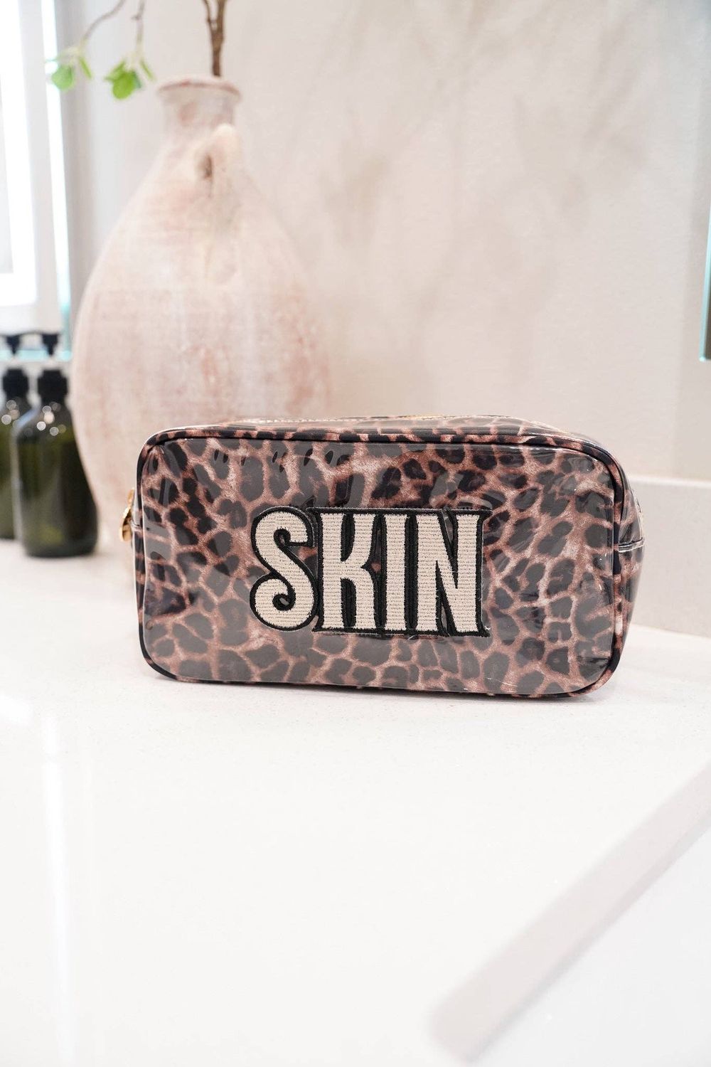 Skin - Leopard Clear Coat Large Bag