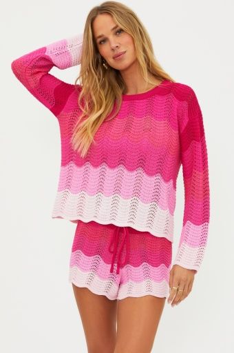 Balboa Sweater Electric Pink, Size: S