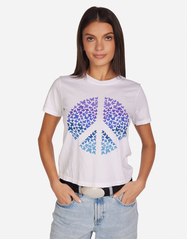 Ombre Butterfly Peace Tshirt