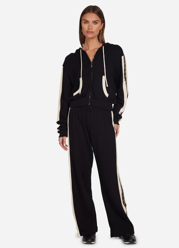 Shanley Gold Chain Zip Up Hoodie