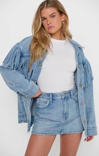 Ojai fringe jacket, Size: XS