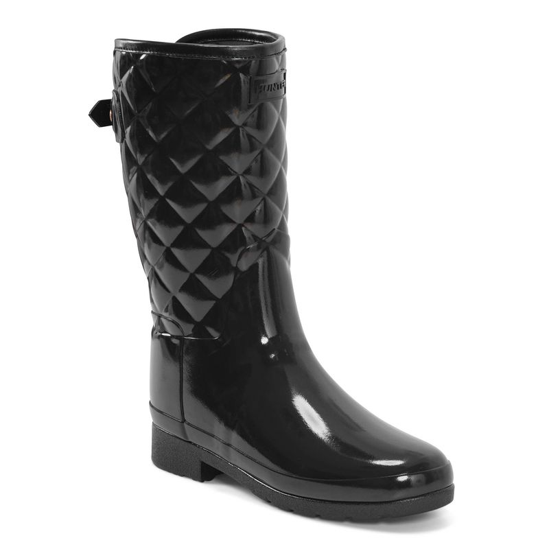 Refined 100% Waterproof Quilt Short Boot Gloss