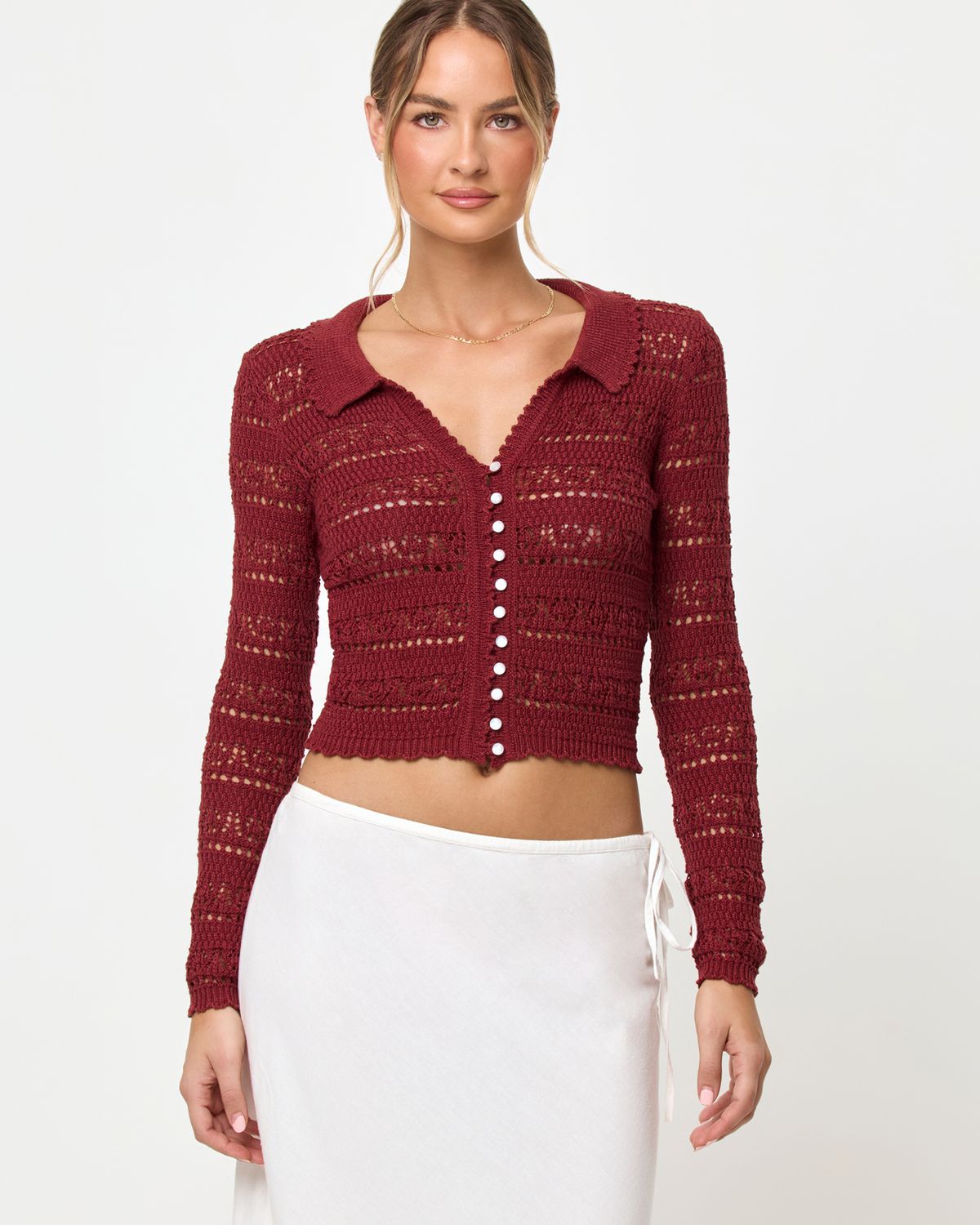 Leighton Sweater, Color: Apricot, Size: XS